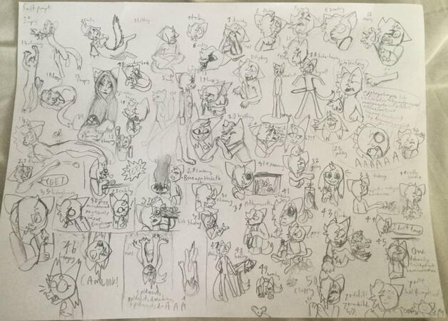 Sketches (Mostly busts and headshots)